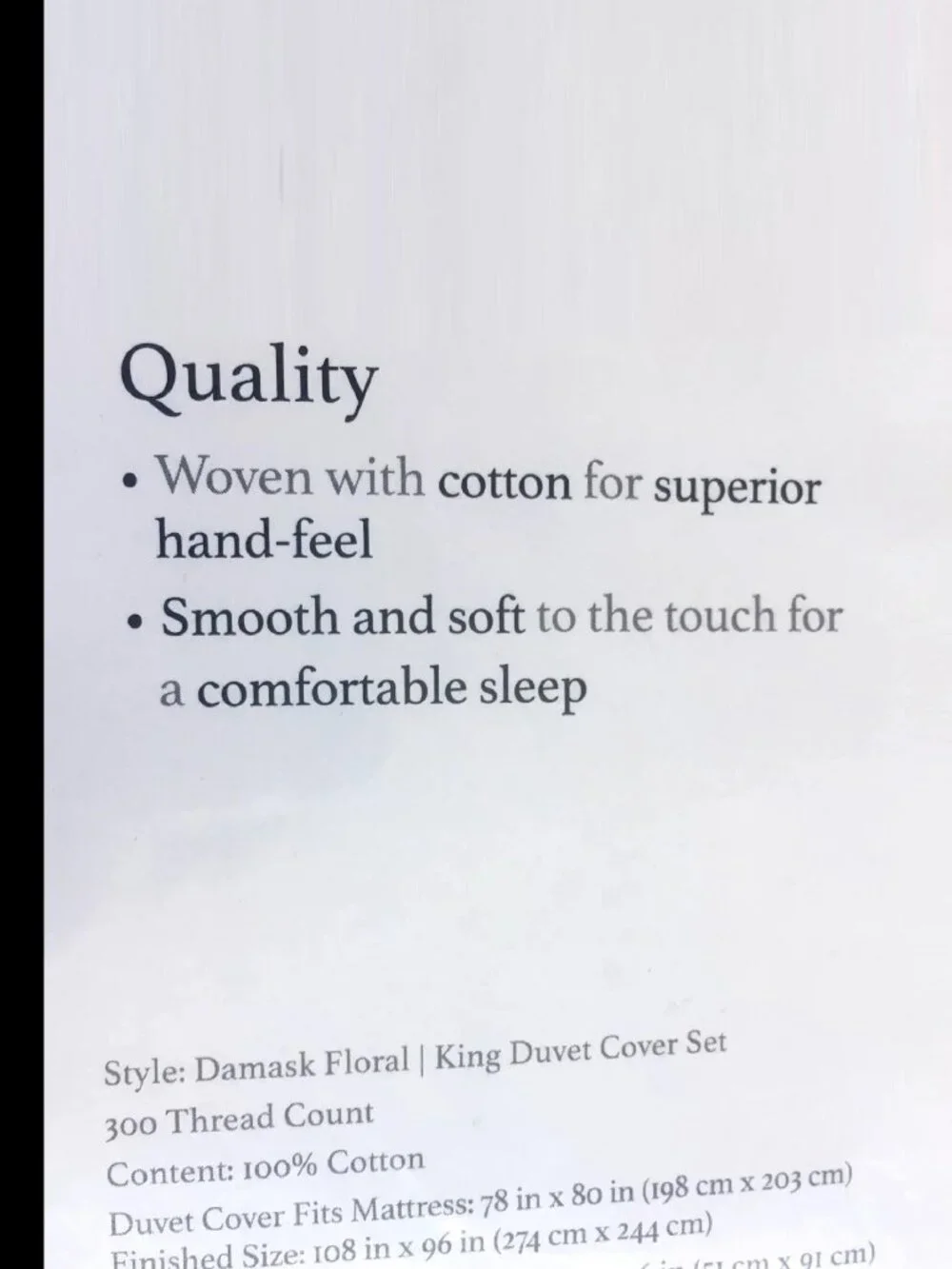 new Charter Club Damask Designs Cotton KING Comforter + 2 Shams in WHITE + LILAC